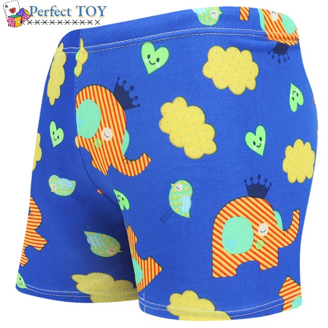 Quần Bơi Boxer In Họa Tiết Hoạt Hình Cho Bé Trai