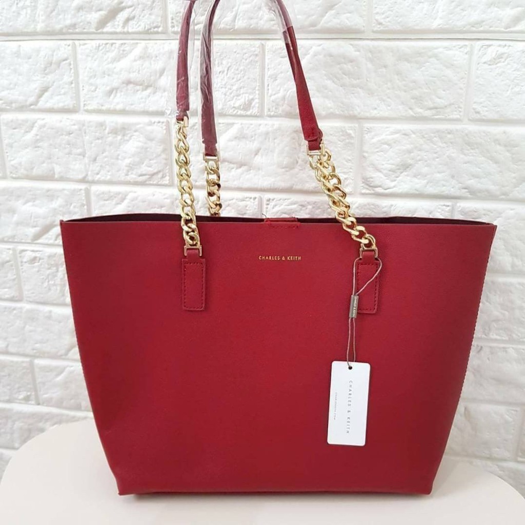 Túi Tote C022 Ck Charles And Keith Thiết Kế Đơn Giản Hợp Thời Trang