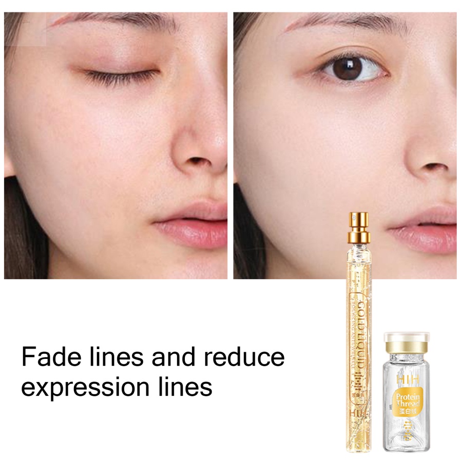 Set Tinh Chất Vàng 24k + Serum Protein + Tinh Chất Vàng 24k Dưỡng Ẩm Chống Nếp Nhăn Lão Hóa Chăm Sóc Da