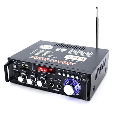 Âm ly hát Karaoke tại nhà. Bluetooth, HAmpli Bluetooth Tely Blj253 Đa Năng Tích Hợp Fm,Cổng Usb,Thẻ Sd,2 Cổng Mic Hát.