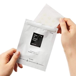 MIẾNG DÁN MỤN COSRX ACNE PIMPLE MASTER PATCH (túi màu đỏ)  & CORSX THE CLEAR PIT MASTER PATCH (túi màu đen)