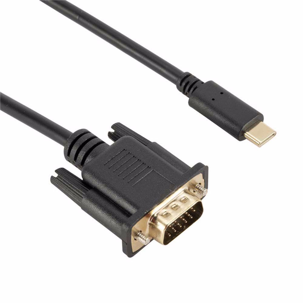 Cáp ChuyểN ĐổI USB 3.1 Sang VGA 1.8m USB 3.1 VGA Cho MáY TíNh