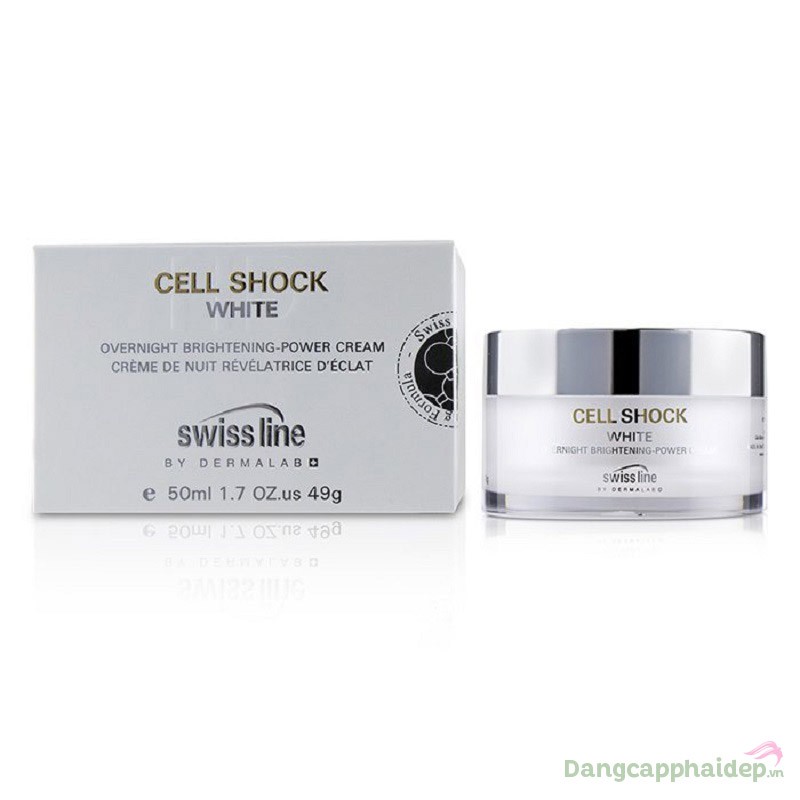 Kem trắng sáng đột phá chuyên sâu ban đêm Cell Shock White Overnight Brightening – Power Cream