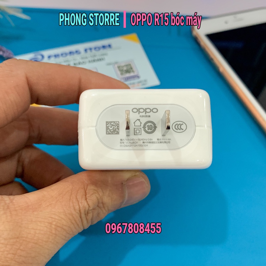 Sạc Oppo, Realme 4A zin, bộ sạc nhanh vooc r15, cáp sạc type c, micro - Phong store