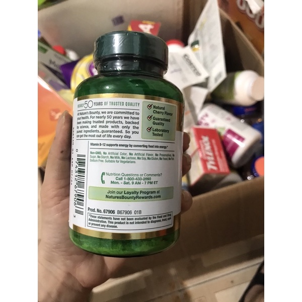 vitamin B-12 Natures Bounty B12 300 viên