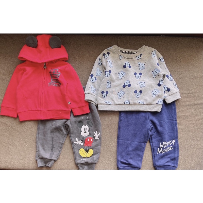 Set nỉ bông Disney dư cho bé trai bé gái