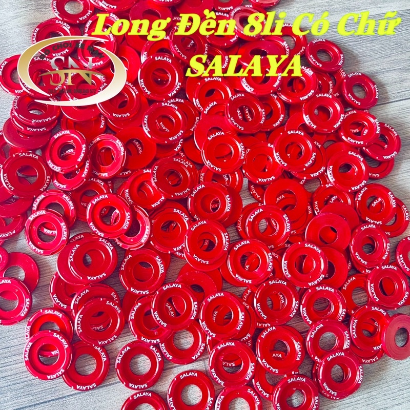Lông đền đỏ có chữ SALAYA 6li 8li 20li 12li 14li