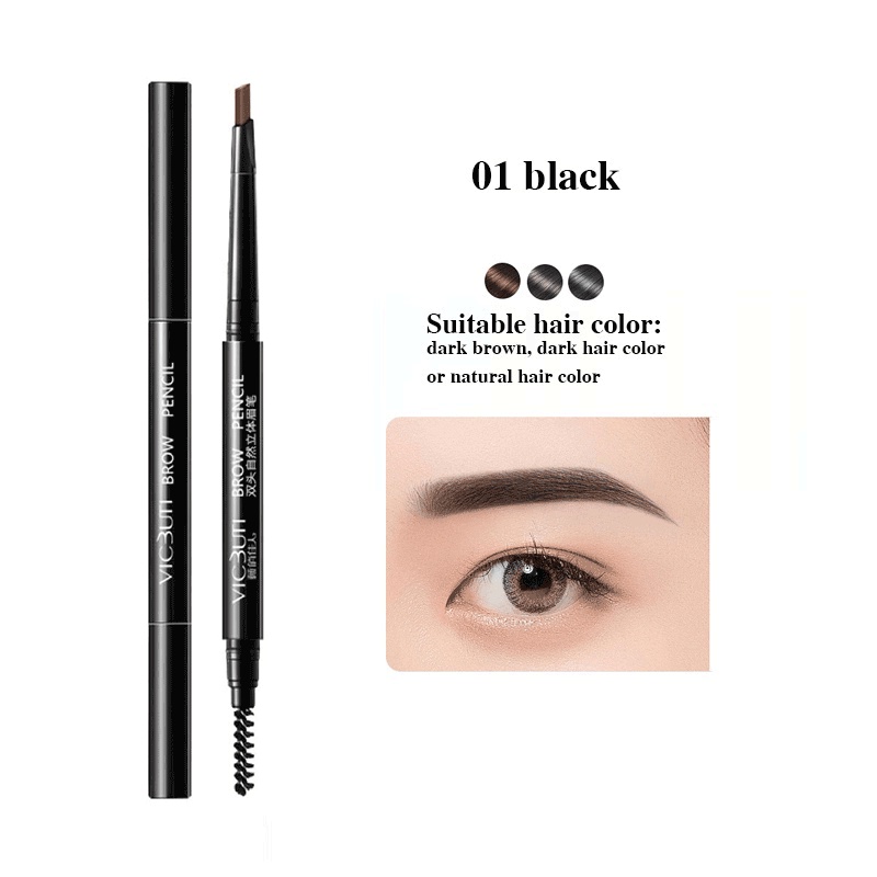 Bút chì kẻ lông mày chính xác lâu trôi không thấm nước độc đáo 5 màu tùy chọn
