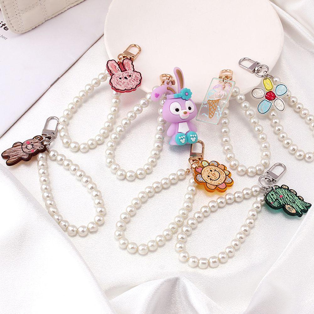 Anemone Móc Khóa Điện Thoại Hình Bọt Biển Quần Vuông Kẻ Sọc Stellalou Trang Trí Túi Xách Nữ