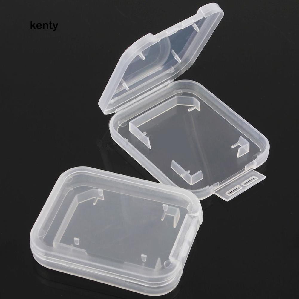 Kt★Set 10 Hộp Nhựa Đựng Thẻ Nhớ SD SDHC Siêu Nhẹ