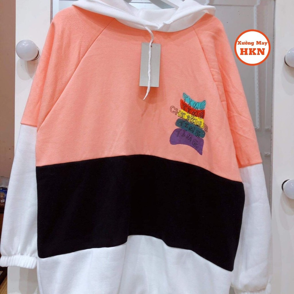 Áo Hoodie Nỉ Nữ Zaclang Đồng Hồ In Nổi Chất Cotton Mềm Mại Mã 632 Xưởng May HKN | BigBuy360 - bigbuy360.vn