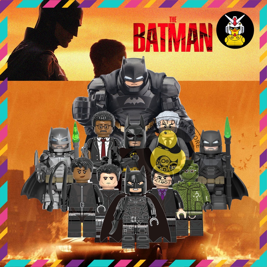 X0334 Minifigures Non Lego Batman Marvel DC The Batman Catwoman Bruce Wayne Penguin Riddler Alfred James Gordon