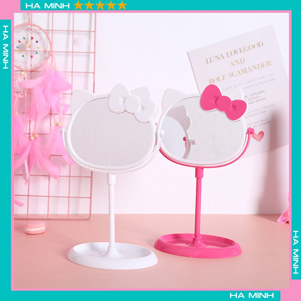 Gương đứng để bàn Hello Kitty