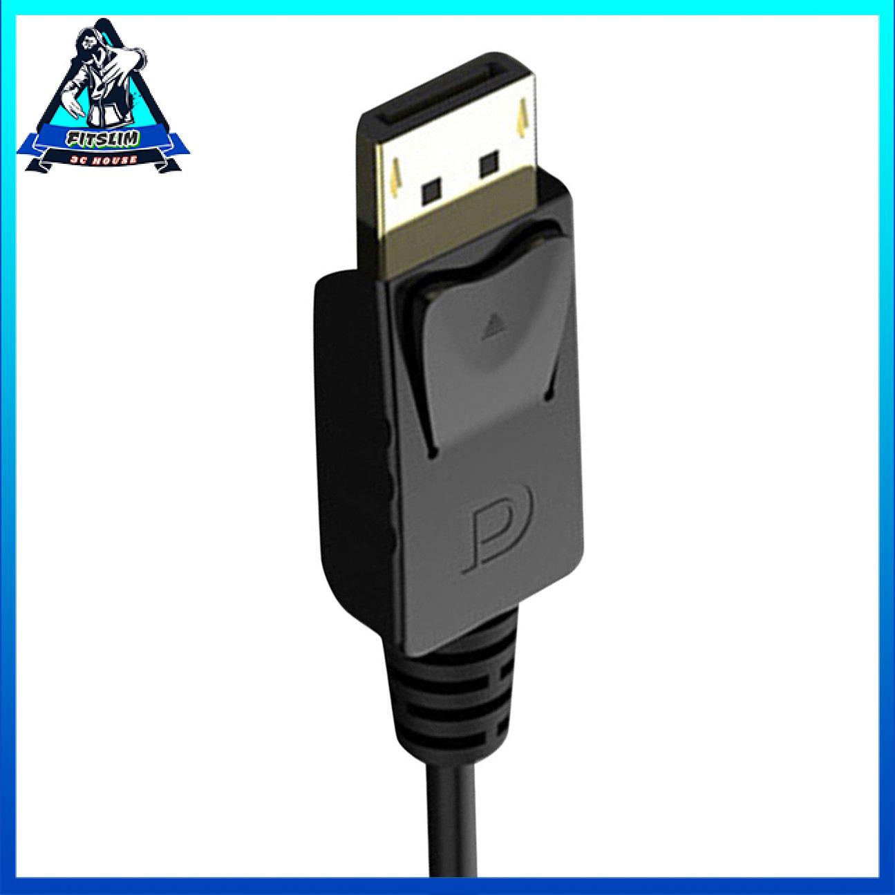 Cổng hiển thị DP Cáp chuyển đổi Nam sang VGA Nữ cho Máy tính xách tay PC