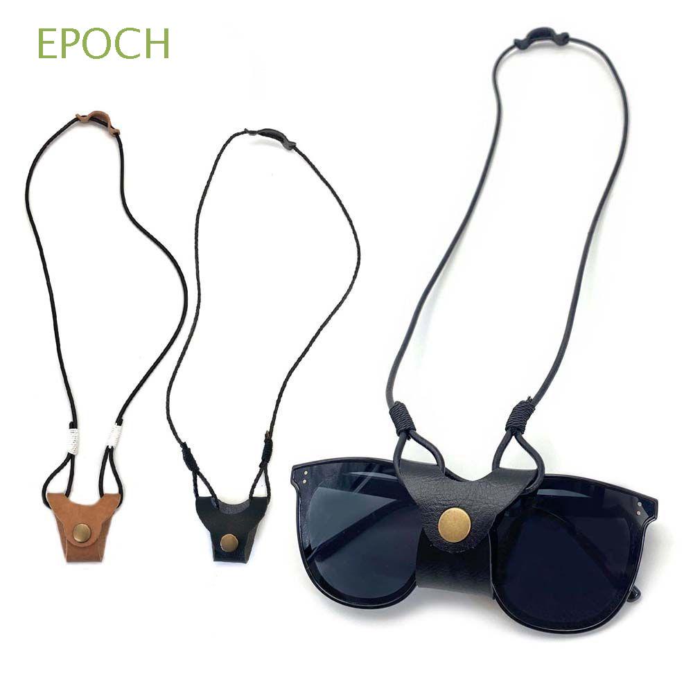Epoch Dây Da Giữ Mắt Kính Phong Cách Retro Dành Cho Nam Nữ