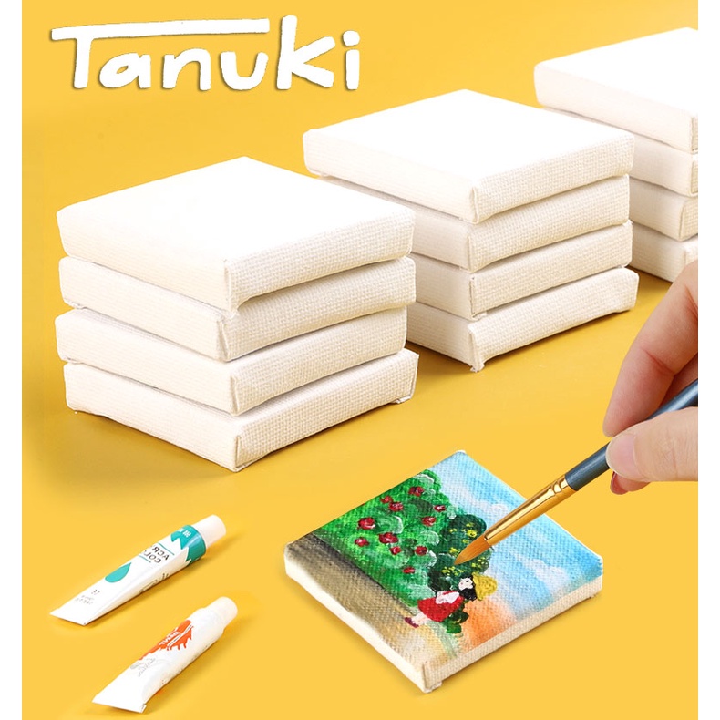 Toan vẽ Canvas mini 2 chiếc