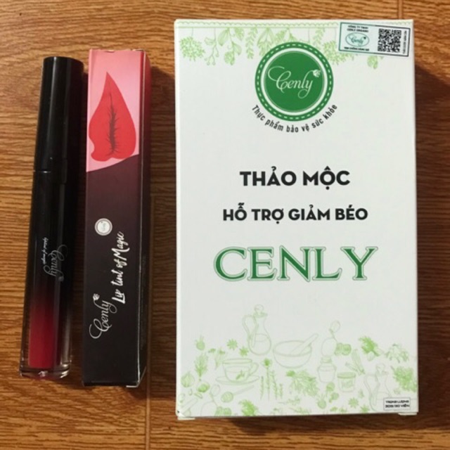 Thảo mộc hỗ trợ giảm béo Cenly  (30v-tặng kèm son)