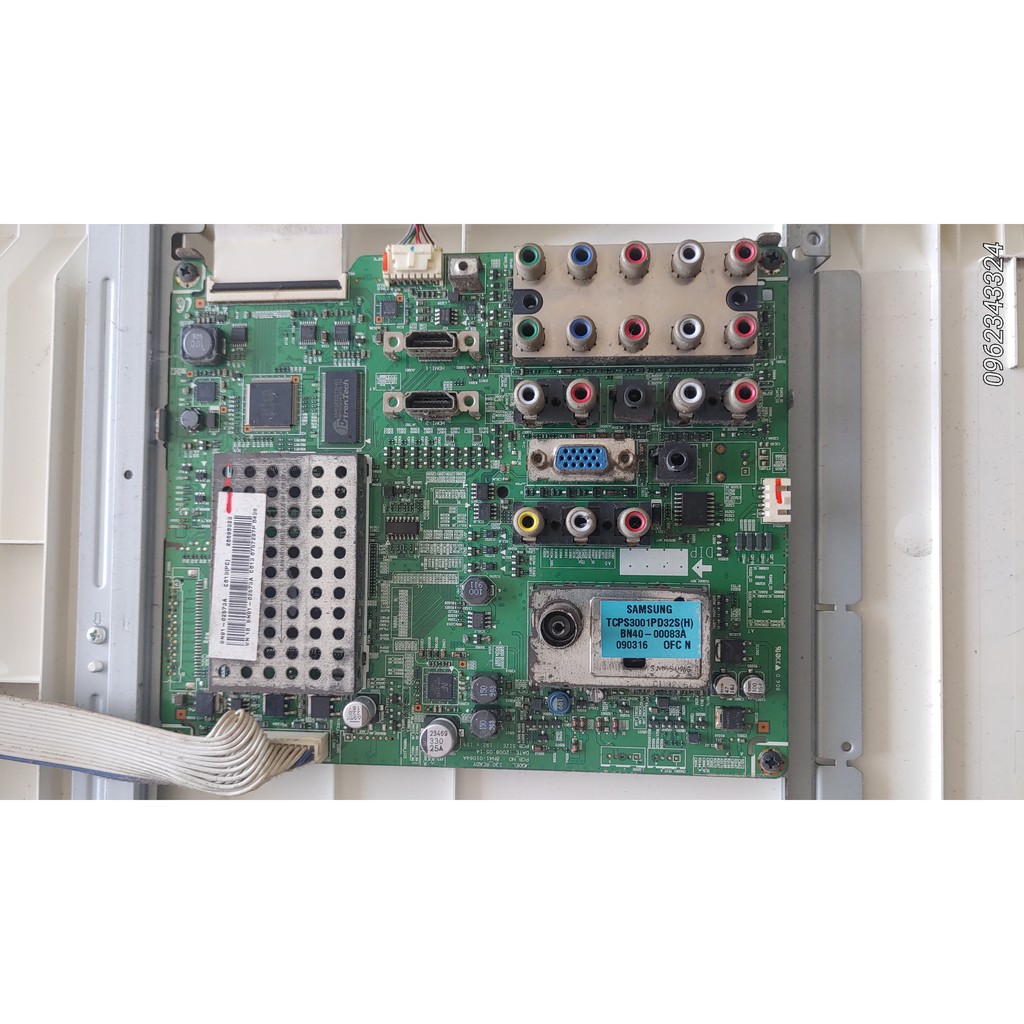 Bo mạch nguồn bo cao áp bo mạch vi xử lý loa tivi Samsung 32a330 la32a330 tháo máy zin
