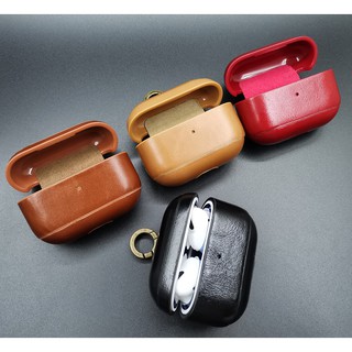 Lớp đầu tiên Da bò AirPods pro Vỏ bảo vệ Vỏ da Vỏ tai nghe Da thật Vỏ bảo vệ tai nghe Bluetooth Apple Vỏ bảo vệ AirPods2 Vỏ bảo vệ tai nghe