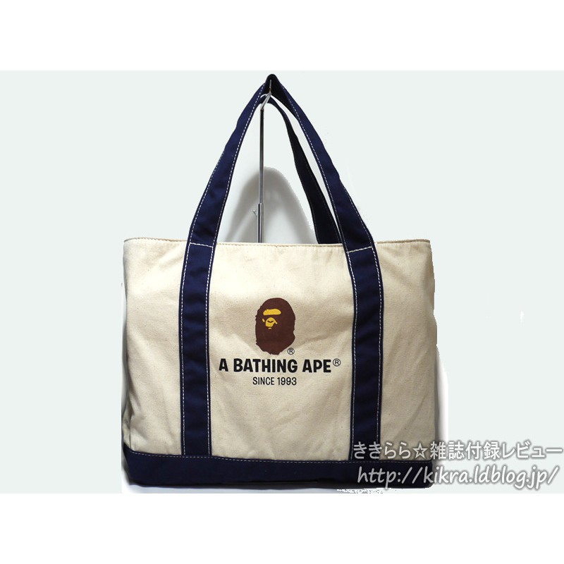 xu hướng túi đeo vai túi vải tote/ A BATHING APE