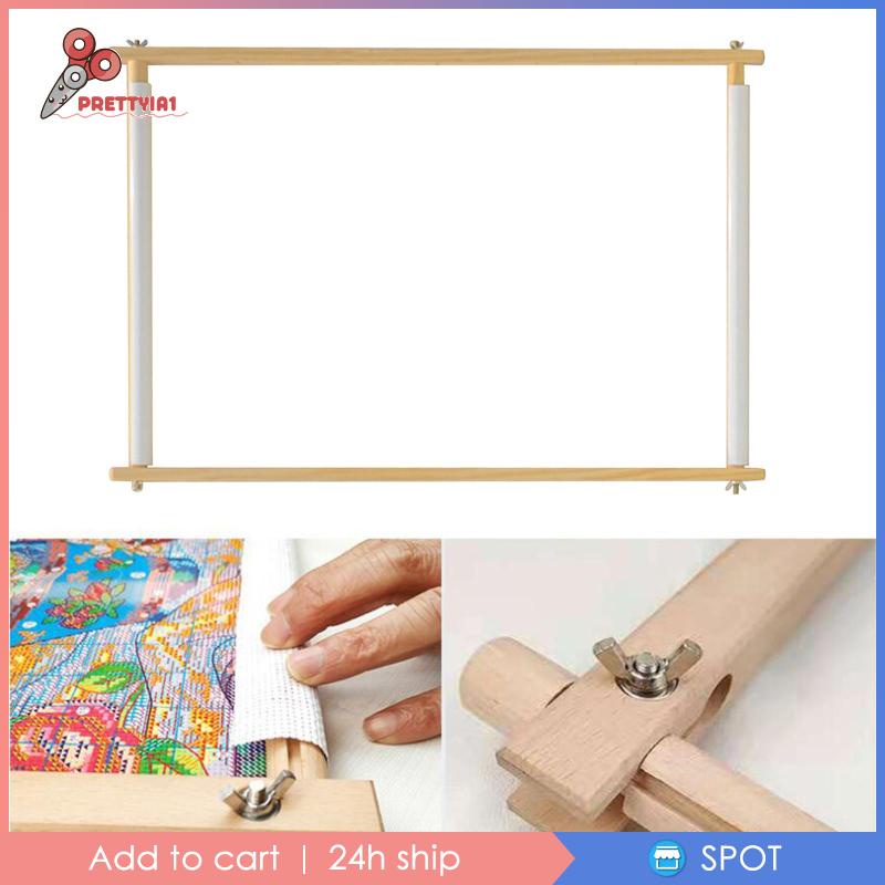 [Prettyia1] Khung Thêu Tranh Chữ Thập 39x48cm