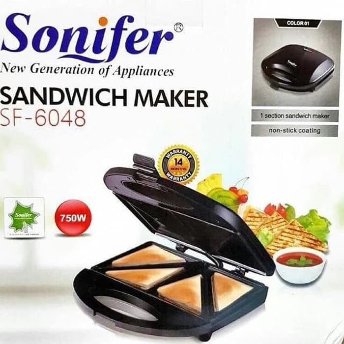 Máy Nướng Bánh Sandwich Hình Tam Giác Sf-6048