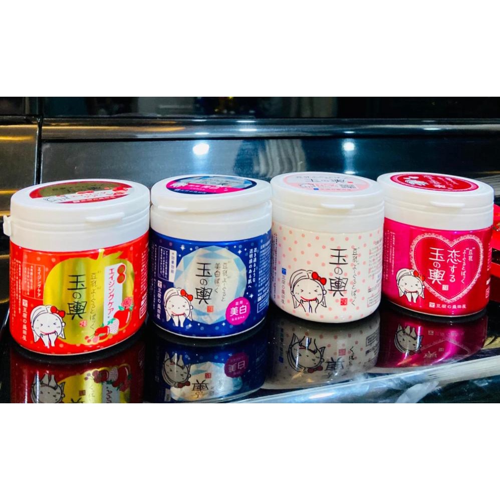 Mặt Nạ Đậu Hũ Tofu Tamanokoshi Đậu Nành Sữa Chua Dưỡng Trắng Da Nhật Bản (150 gam)