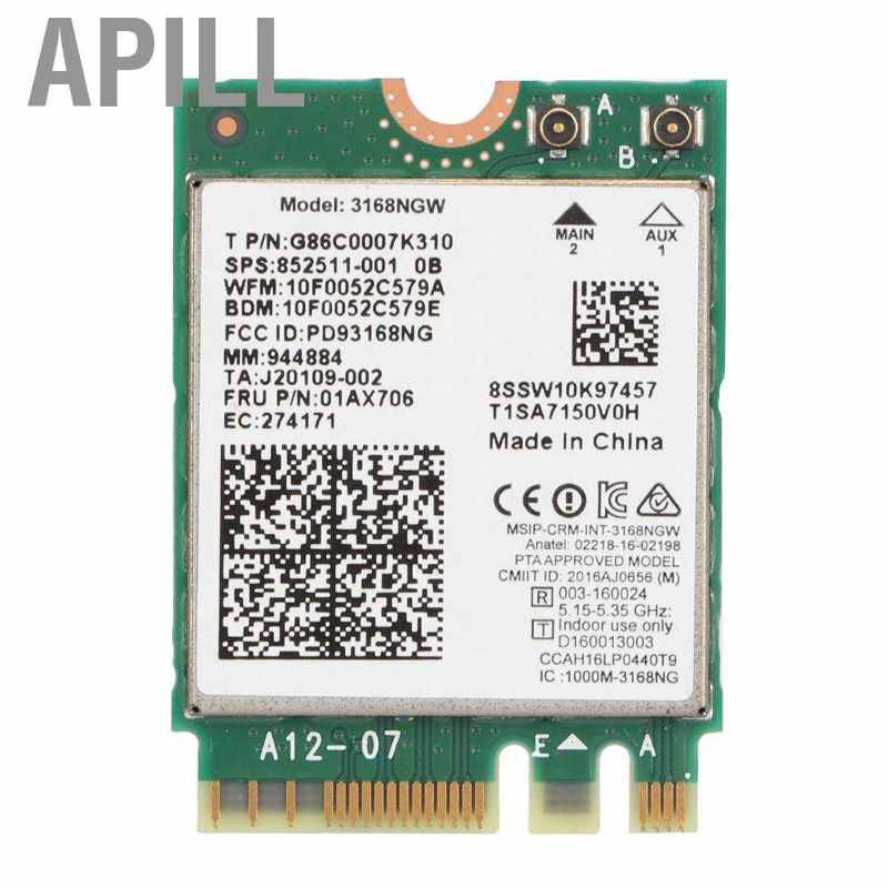 Card Mạng Apill Cho Intel 3168ngw 433mbps Bt4.2 Ngff M.2 Mới | BigBuy360 - bigbuy360.vn