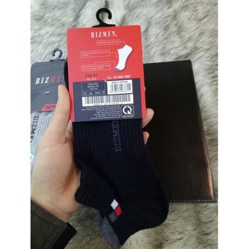 Tất thể thao nam khử mùi kháng khuẩn Bizmen CSP-07
