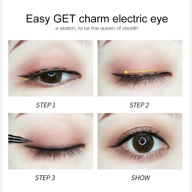 Bút Kẻ Mắt Chống Nước Nhanh Khô Không Nhòe Màu Sắc Lâu Trôi