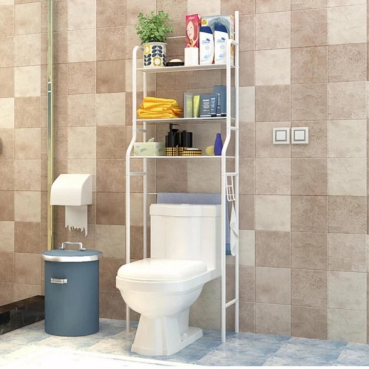 KỆ ĐỂ ĐỒ PHÒNG VỆ SINH SAU TOILET THÔNG MINH