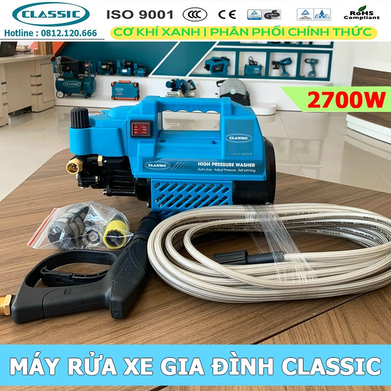 Máy rửa xe gia đình Classic CLA-2700SA, công suất 2700w