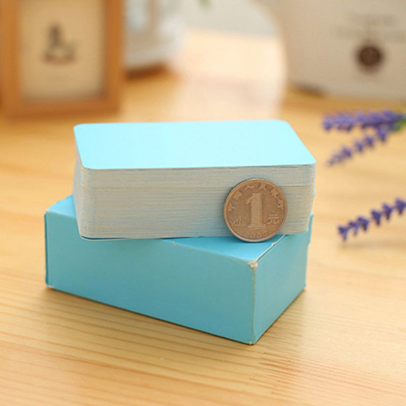 ✿ Set 100 Tấm Thẻ Ghi Chú Mini Hai Mặt Tiện Dụng