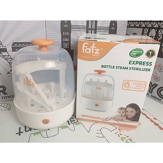 Máy Tiệt Trùng Bình Sữa Hơi Nước Điện Tử Có Màn Hình Led Fatzbaby FB4037SL - Bảo hành 12 tháng toàn quốc