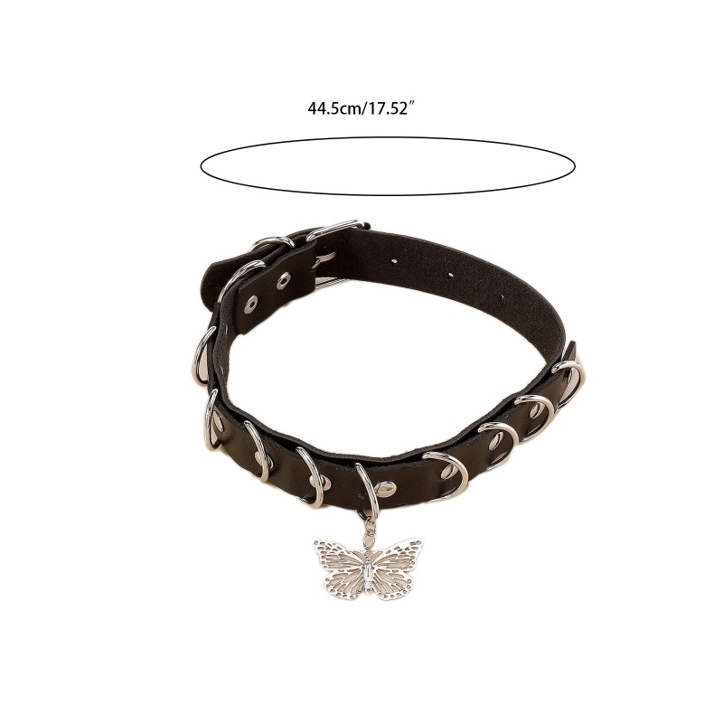Vòng Choker Màu Đen Phong Cách Punk Gothic Thời Trang