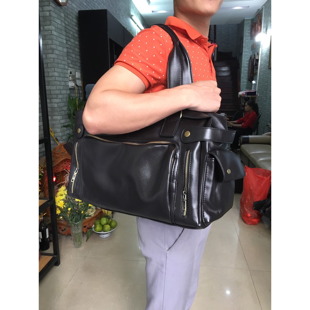 TÚI XÁCH DU LỊCH TÚI TRỐNG DA THỂ THAO CAO CẤP SIZE LỚN [Du lịch, dã ngoại] [Siêu phẩm 2021] | BigBuy360 - bigbuy360.vn