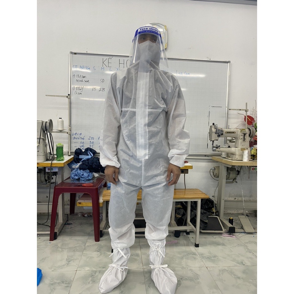 Bộ phòng dịch level 2 vải SMS FREESHIP Bộ phòng dịch cấp độ 2 - có giấy chứng nhận đầy đủ - hàng công ty - Uni-M02