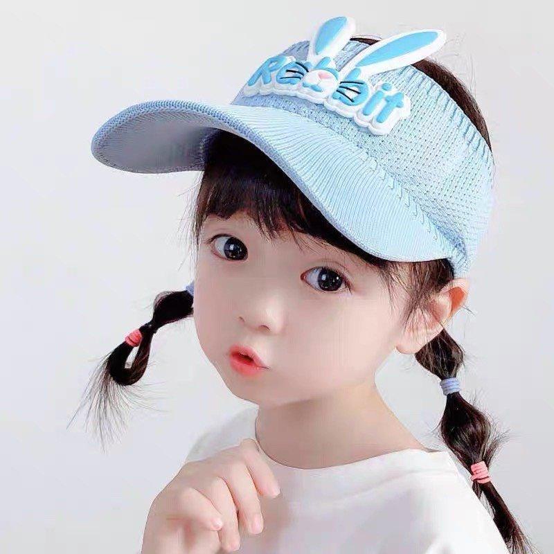 Mũ Lưỡi Trai Nam Nữ Họa Tiết Tai Thỏ cho bé yêu, Nón Lưỡi Trai Phong Cách Cá Tính Hở Chóp Cho Bé Gái Nhiều Màu Xinh Xắn