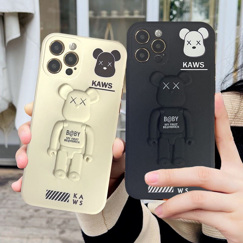 Redmi Note 8/Redmi Note 8 Pro/Redmi note 9/Redmi 9t/redmi note 9t/redmi 10/redmi note 10/redmi note 10 5G/redmi note 10S/redmi note 10pro/note 11/note 11 pro/note 11s Ốp Điện Thoại Mềm Silicon Lỏng Bảo Vệ Toàn Diện Hình Gấu Bạo Lực Hợp Thời Trang