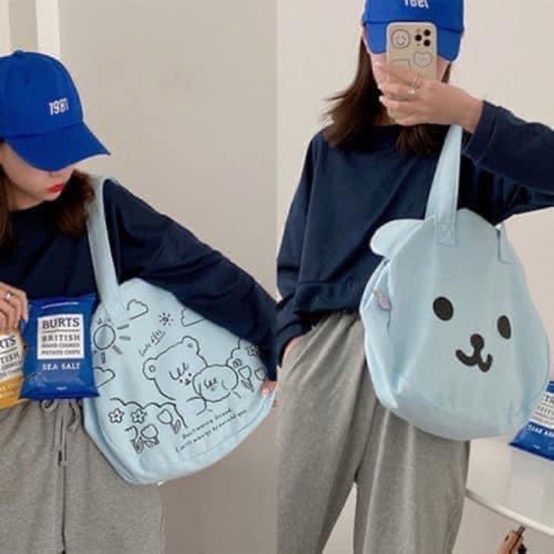 Túi tote gấu ulzzang