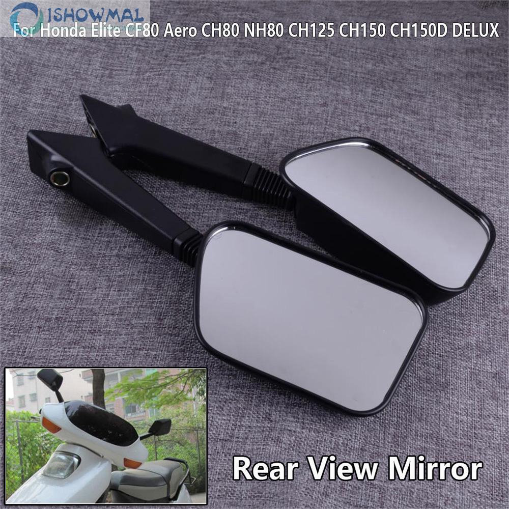 Cặp gương chiếu hậu bền bỉ chất lượng cao cho Honda Elite CF80 Aero CH80 NH80 CH150 DELUXE | BigBuy360 - bigbuy360.vn