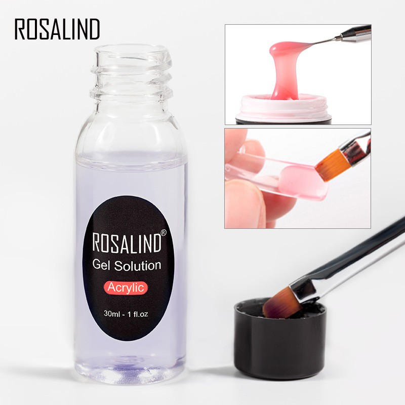 Dung dịch làm sạch cọ vẽ móng ROSALIND lọ 30ml