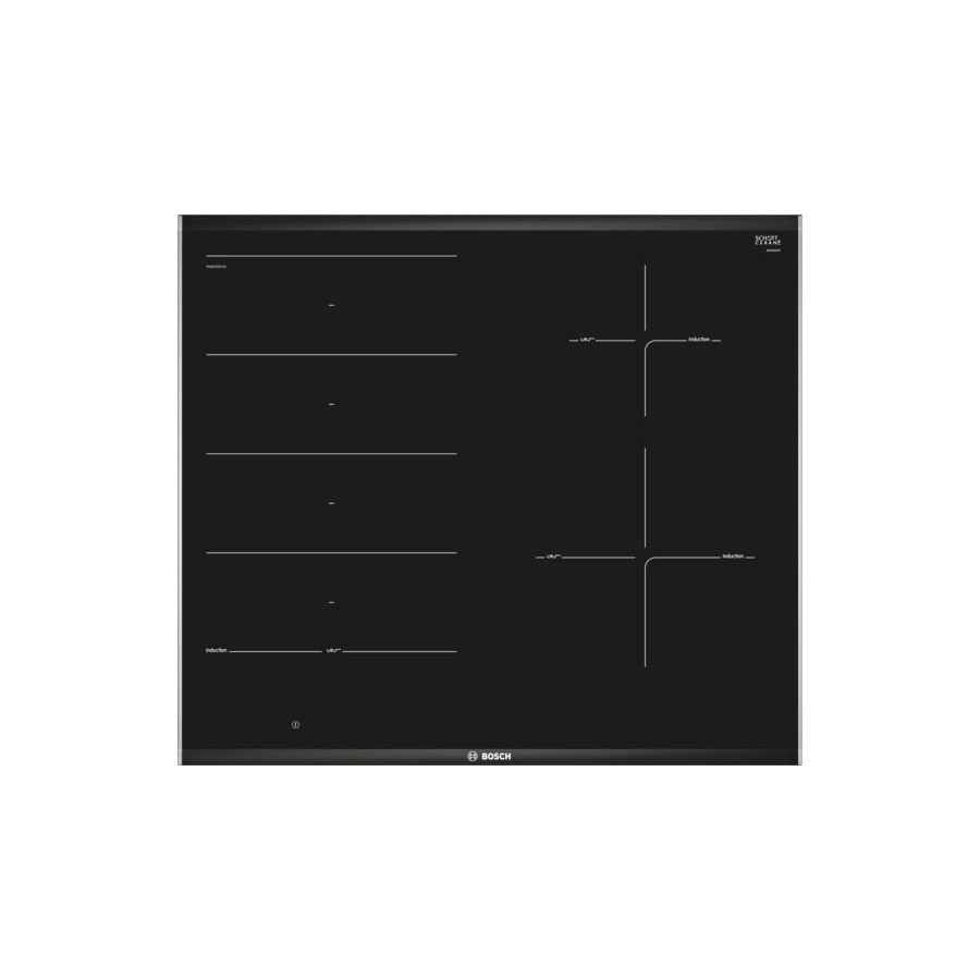 Bếp từ đa điểm 4 vùng nấu Bosch PXE675DC1E - Hàng chính hãng