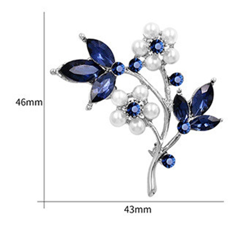 Ghim cài áo hình cành hoa xinh xắn dễ thương