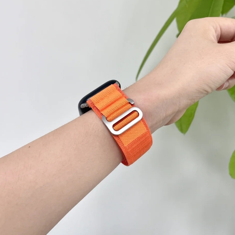 Dây Đeo Nylon Thể Thao 49mm 45mm 41mm 44mm 40mm Cho iwatch series 8 7 SE 6 5 4 3 Ultra
