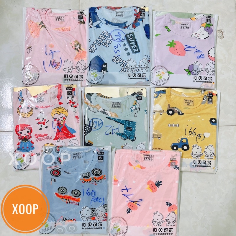 B1-nhí(10-16kg) Sale !!!  Bộ cộc xuất hàn in tràn chất cotton lạnh hàng quảng châu (SP002123 ) shop phúc yến