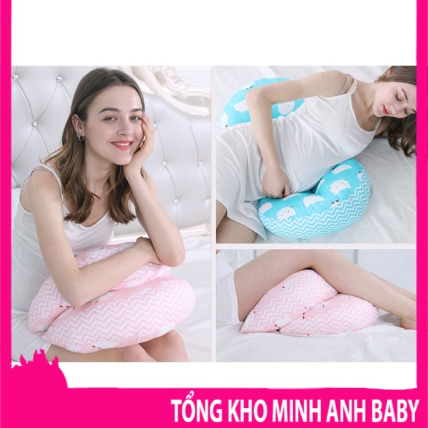 Gối ôm, GỐI CHẶN BÀ BẦU– Nâng ĐỠ BỤNG  ÊM ÁI, rất MỀM MẠI – Tựa lưng cho các mẹ bầu DỠ ĐAU MỎI LƯNG