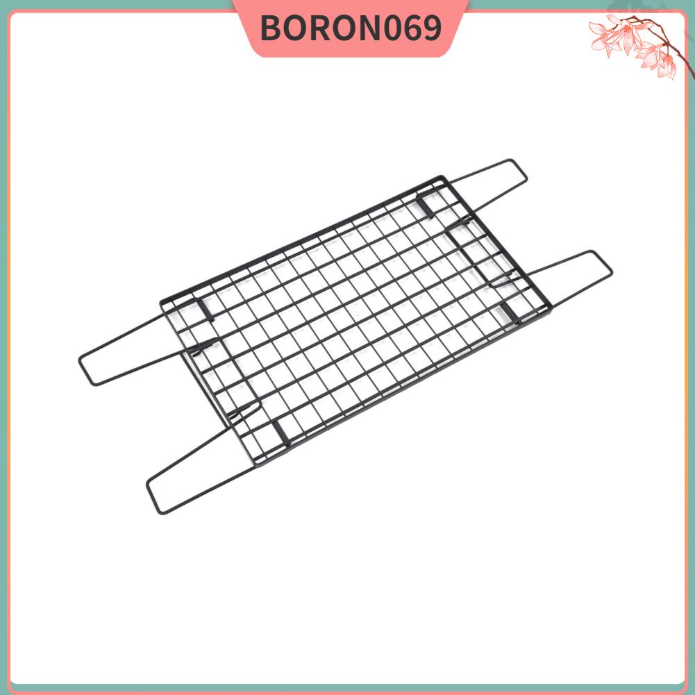 Boron069 Folding Grill Table Foldable Easy to Clean Portable for Outdoor Camping Barb