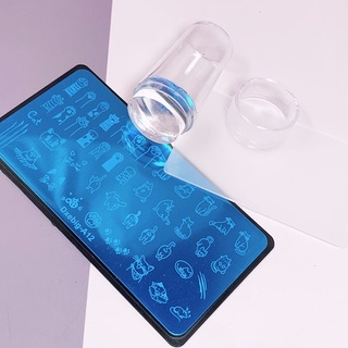 COn Dấu In Móng Tay-Khuôn In Móng Làm Nail - Bảng In Mẫu Dùng Sơn In Móng
