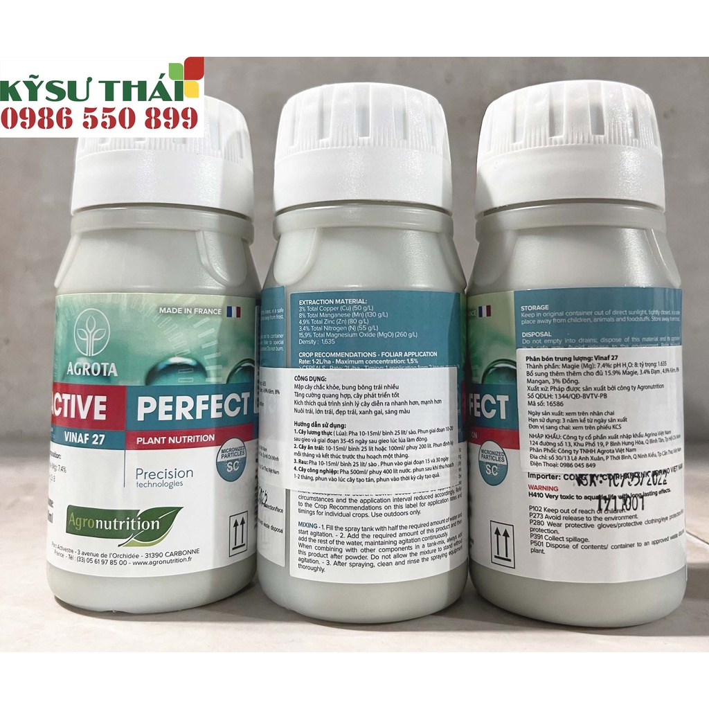 ACTIVE PERFECT - Dinh Dưỡng Toàn Diện - Vi Lượng Thiết Yếu Nhập Khẩu Từ Pháp | Kỹ Sư Thái
